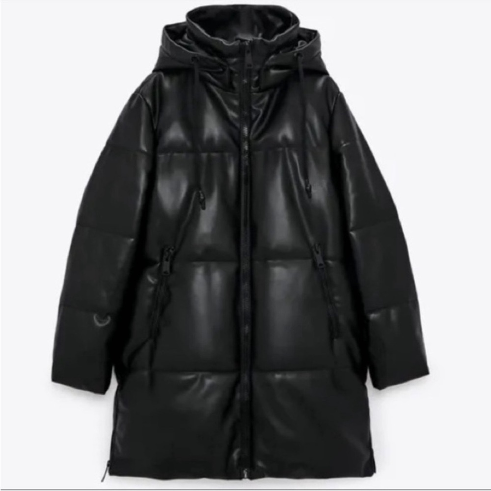 Zara Black Leather Jacket